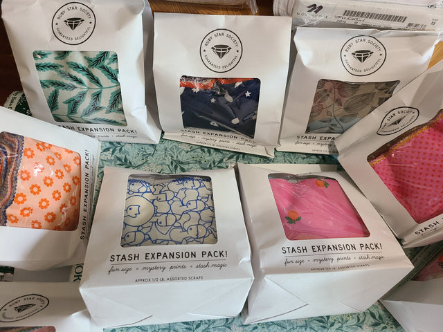 Quilting Cotton Scrap Bag Ruby Star Society Assorted Precuts