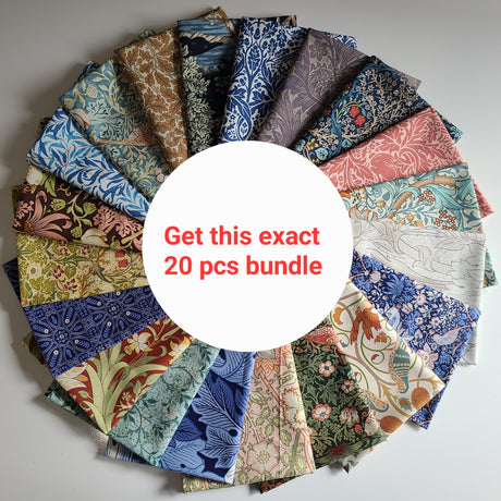 Fat Quarter Bundle William Morris Floral Prints Free Spirit
