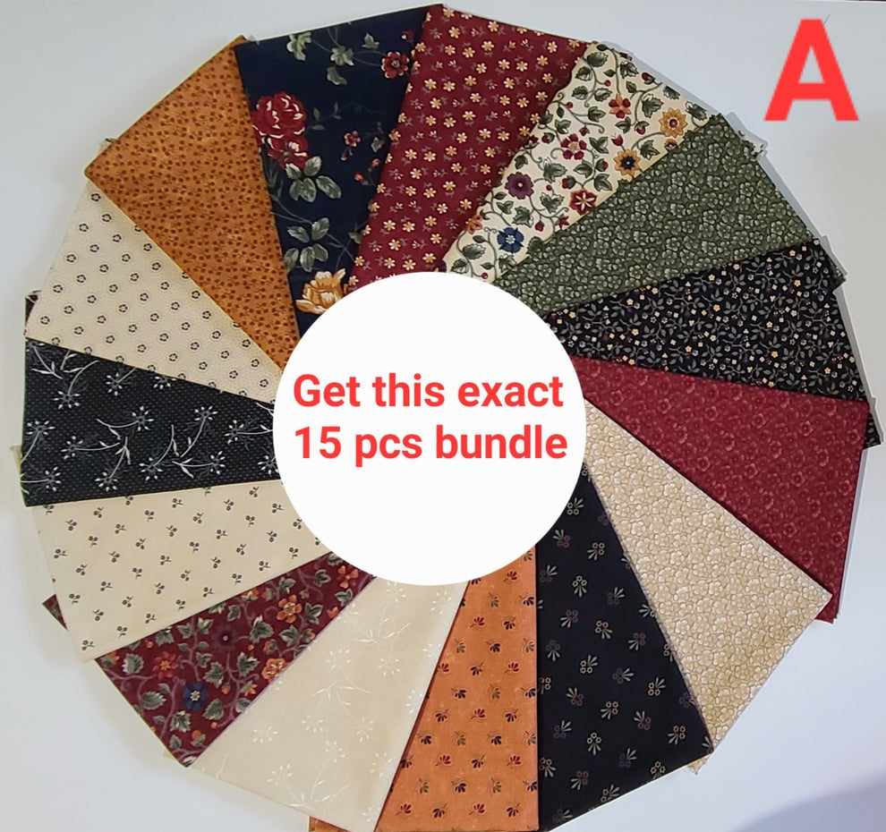 Fat Quarter Bundle Kansas Troubles by Moda Floral Quilting Cotton Pre-Cut