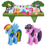 My Little Pony cake Kit – 3-Piece Cake Topper Set by DecoPac