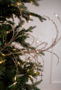 31.5” Rose Gold Wispy Pine Glitter Spray