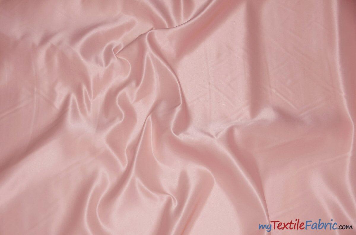 Stretch Matte Satin Peau De Soie Polyester Fabric - Solid, 58/60" Width (1 Yard)