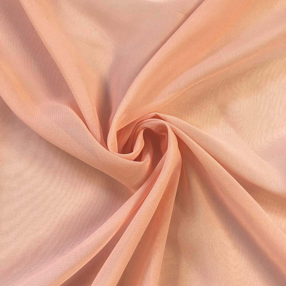 Solid Chiffon Polyester Fabric - Sheer, 58/60" Width
