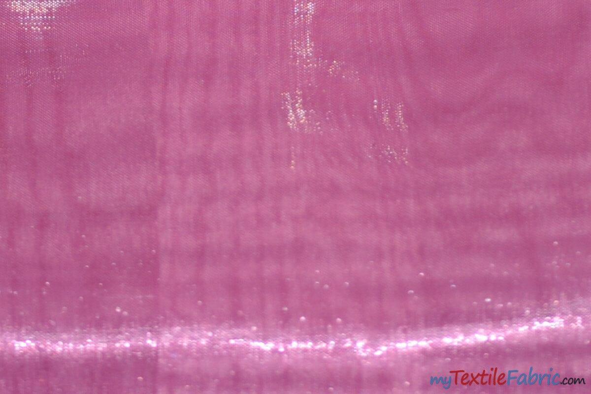 Mirror Organza Polyester Fabric - Sheer, Soft And Smooth, 58/60" Width (Continuous Yards & By Bolt)