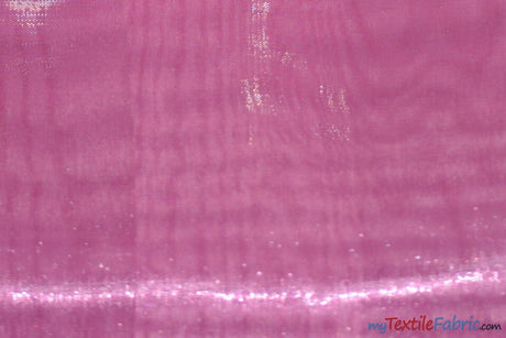 Mirror Organza Polyester Fabric - Sheer, Soft And Smooth, 58/60" Width (Continuous Yards & By Bolt)