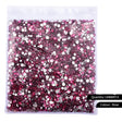 Hot Fix Big Bag Rhinestones - Rose Hot Fix Rhinestones Fabric - Rose, Loose Rhinestones, 2MM To 6MM (Big Bag)