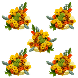 14 Thanks Flower Bouquets Premium Thanksgiving Arrangement Set