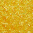 Rosette Satin Yellow Fabric