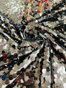 Round Sequin Polyester Fabric - Round Sequin, 54" Width (1 Yard)