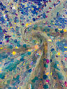 Round Sequin Polyester Fabric - Round Sequin, 54" Width (1 Yard)