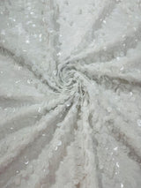 Round Sequin Polyester Fabric - Round Sequin, 54" Width (1 Yard)