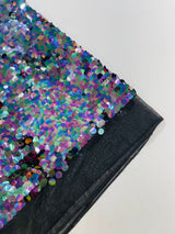 Round Sequin Polyester Fabric - Round Sequin, 54" Width (1 Yard)