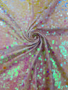 Round Sequin Polyester Fabric - Round Sequin, 54" Width (1 Yard)