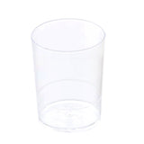 Round Dessert Cups Clear Plastic, 2" Dia x 2.5" H Capacity 90 ml. (3 oz) - Pack of 100