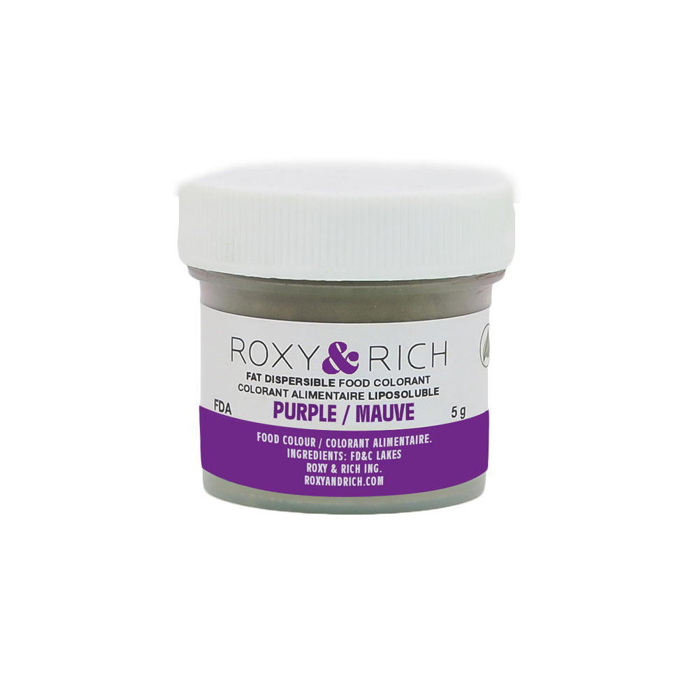 Roxy & Rich Purple Fat Dispersible Powder Food Color, 5 gr