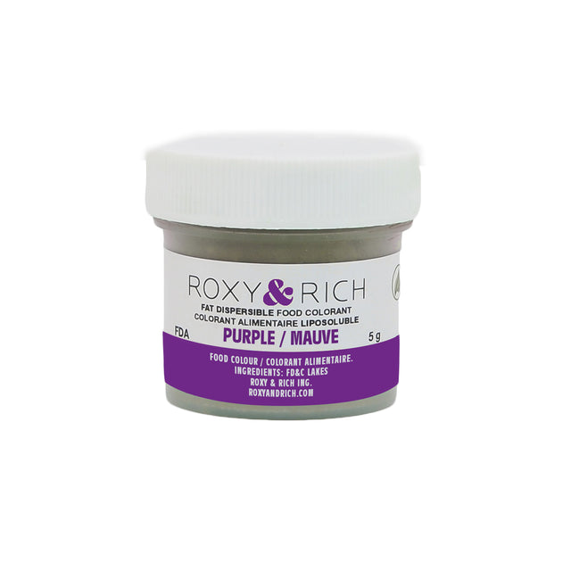 Roxy & Rich Purple Fat Dispersible Powder Food Color, 5 gr