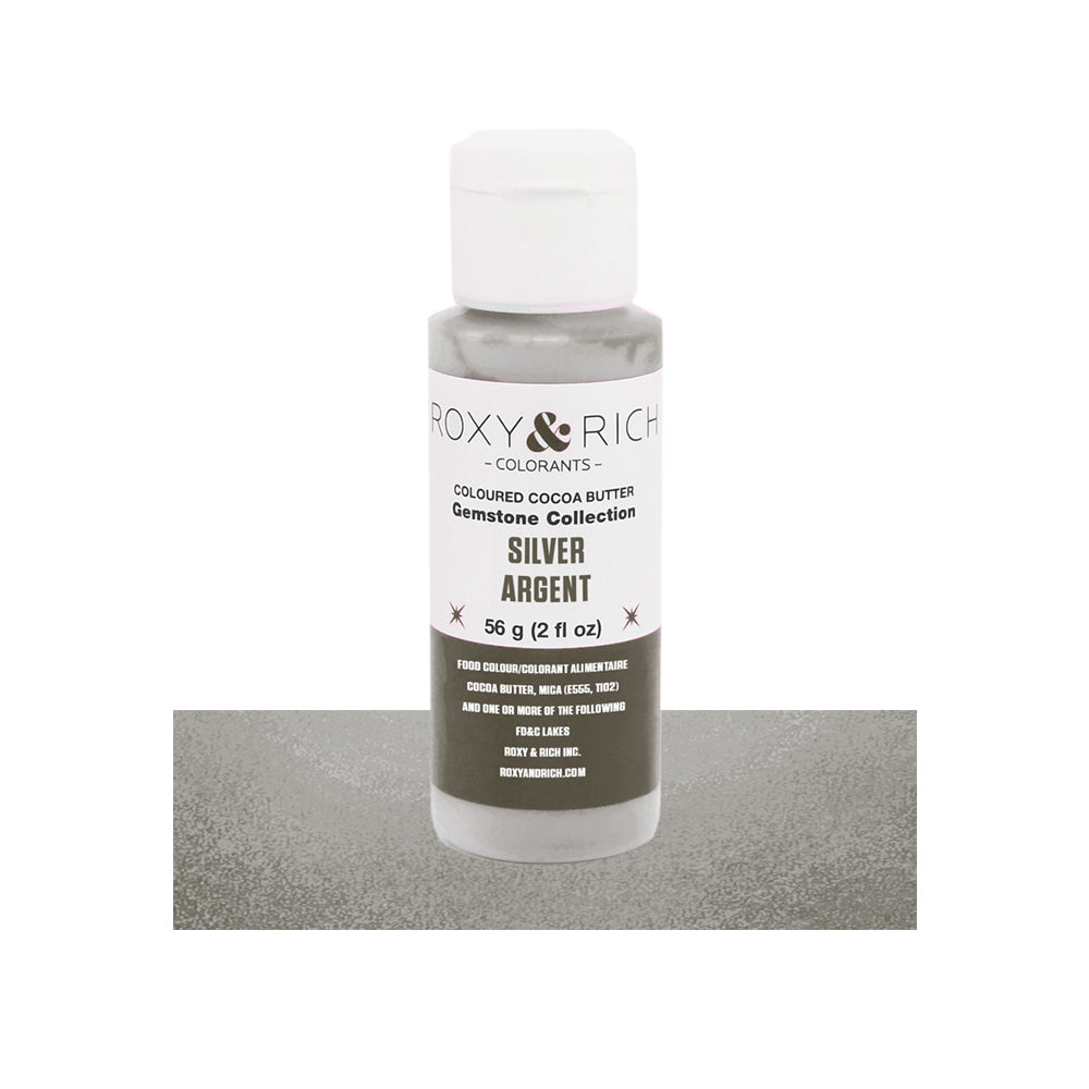 Roxy & Rich Silver Gemstone Cocoa Butter, 2 oz.