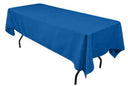 Mantel rectangular de poliéster 60x144 pulgadas – mantel duradero y reutilizable para bodas, fiestas, banquetes y eventos  