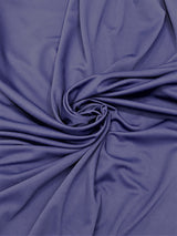 Scuba Polyester Fabric - Navy Blue, 59"-60" Width