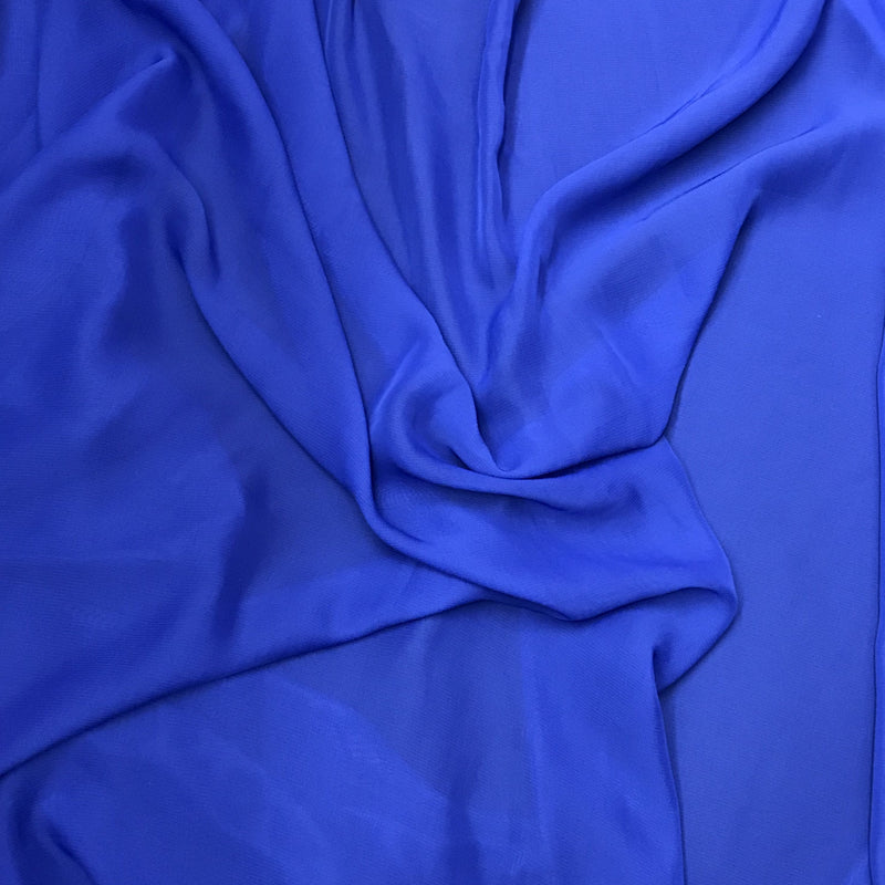 Royal Chiffon Polyester Fabric - Very Light Sheer, 59"-60" Width (1 Yard)