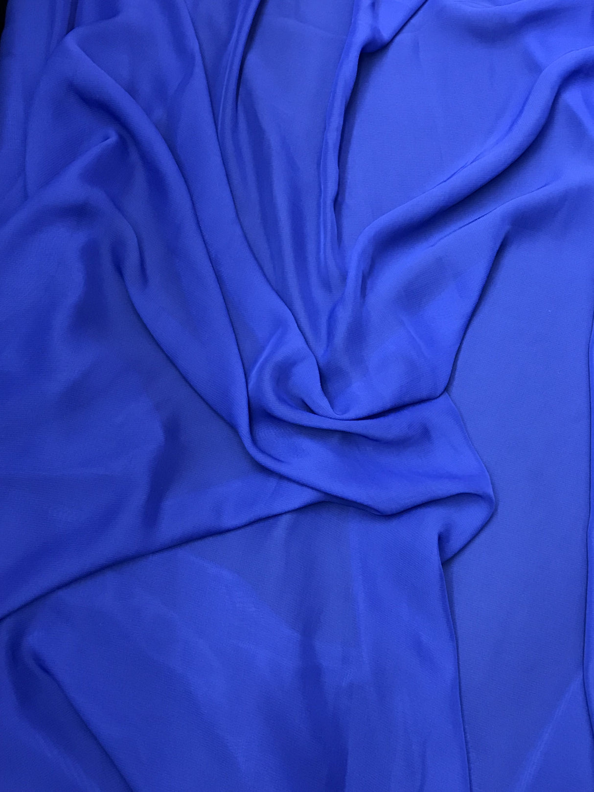 Royal Chiffon Polyester Fabric - Very Light Sheer, 59"-60" Width (1 Yard)