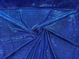 Royal Blue Moon Shadow Shimmer Glitter Fabric - Royal Blue, Full Glitter Covered Shimmer, 58/60" Width (1 Yard)