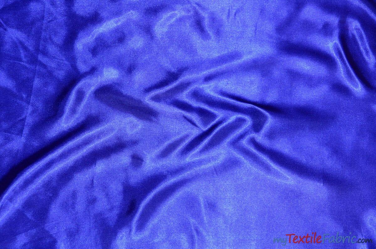 Silky Soft Medium Satin Polyester Fabric - Solid, 58/60" Width (70 Yard Bolt)