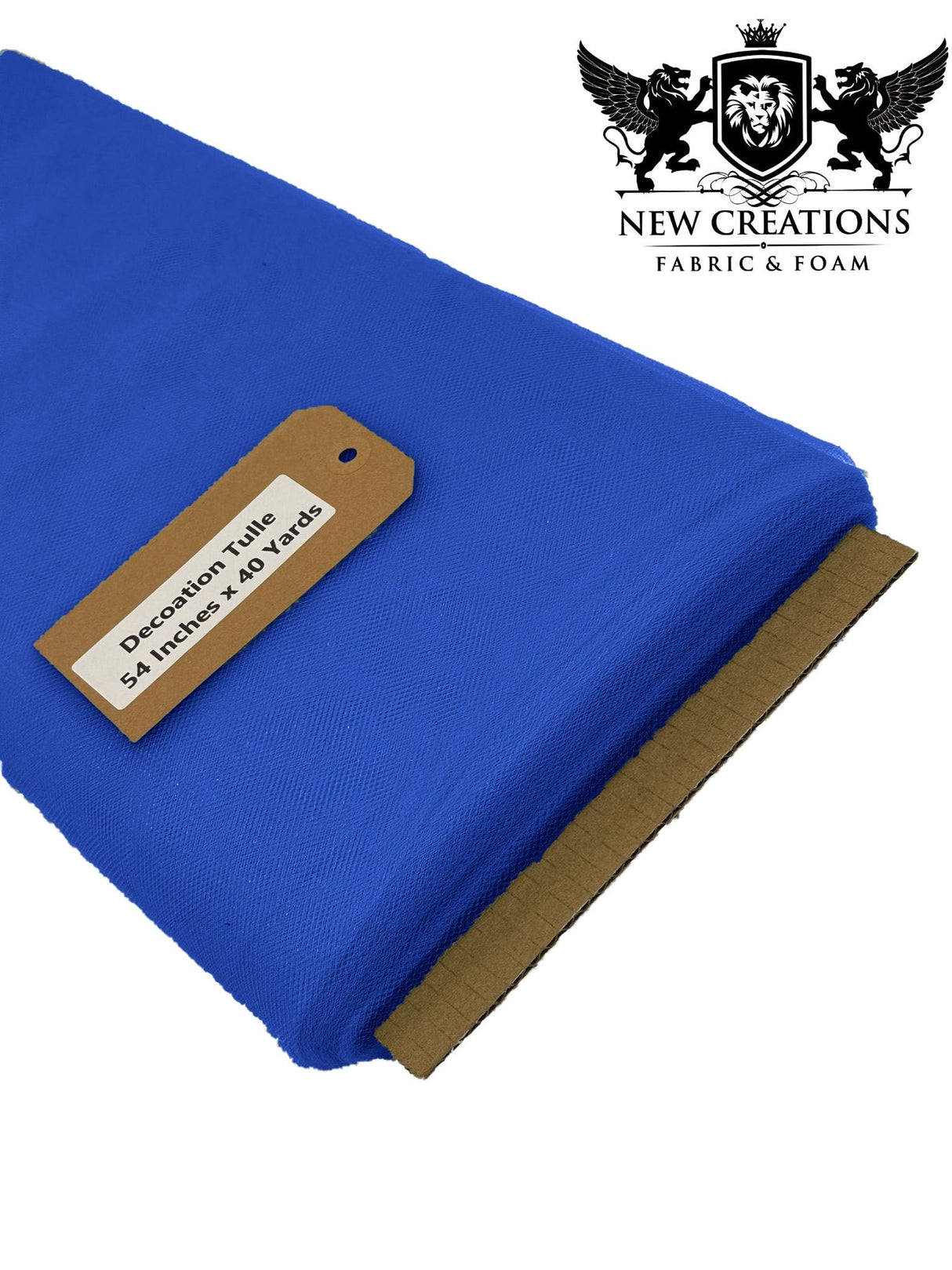 Royal Blue Tutu Tulle Fabric - Royal Blue Sheer Netting, 54" Width (5 Yards)