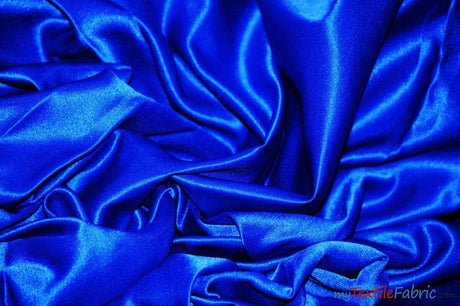 Stretch Matte Satin Peau De Soie Polyester Fabric - Solid, 58/60" Width (1 Yard)