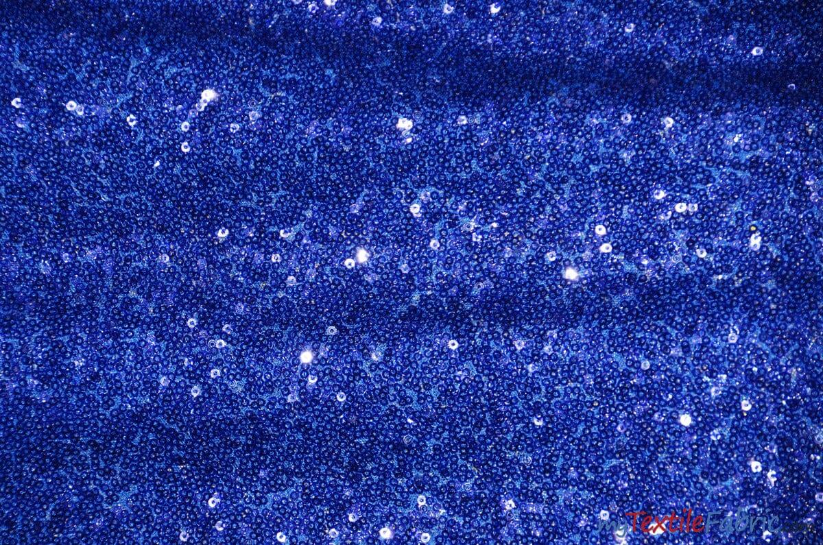 Glitz Mesh Sequins Polyester Fabric - 3Mm Glitter Sequins, 52" Width, Multiple Colors (1 Yard)