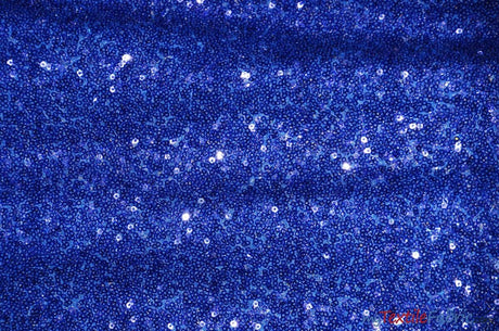 Glitz Mesh Sequins Polyester Fabric - 3Mm Glitter Sequins, 52" Width, Multiple Colors (1 Yard)