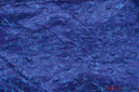 Swirl Organza Polyester Fabric - Embroidered Swirl Sheer, 52/54" Width, Multiple Colors (1 Yard)