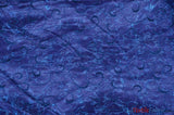 Swirl Organza Polyester Fabric - Embroidered Swirl Sheer, 52/54" Width, Multiple Colors (1 Yard)