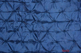Pinwheel Button Taffeta Polyester Fabric - Pinwheel Button Texture, 48" Wide, Multiple Colors (1 Yard)