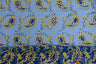 Coco Paisley Polyester Fabric - Sheer Embroidered Paisley, Double Scallop Lace, 52" Width (1 Yard)