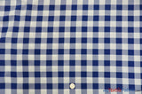 Picnic Checkers Polyester Fabric - Gingham Checkered, 1" X 1", 58/60" Width (1 Yard)