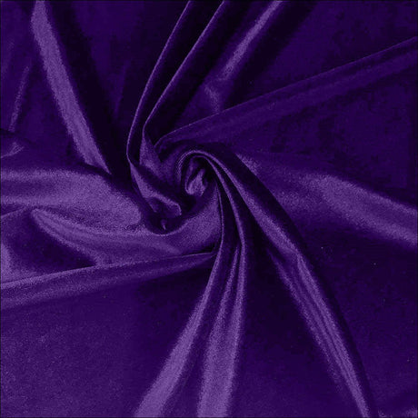 Royal Velvet Polyester Fabric - Solid Velvet, 58" Width (1 Yard)