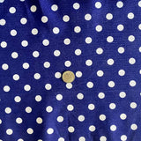 1 Yard Small Polka Dot Poly Cotton Fabric Multi Color for Apparel Crafts 60 Inch Width
