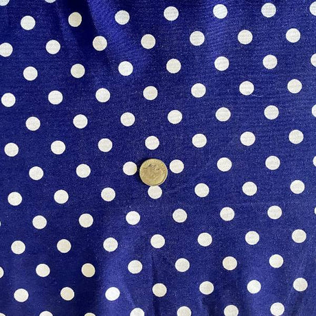 1 Yard Small Polka Dot Poly Cotton Fabric Multi Color for Apparel Crafts 60 Inch Width