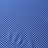 Gingham Check Poly Spandex Fabric - Micro Plaid, Assorted Colors, 58/60" Width (1 Yard)
