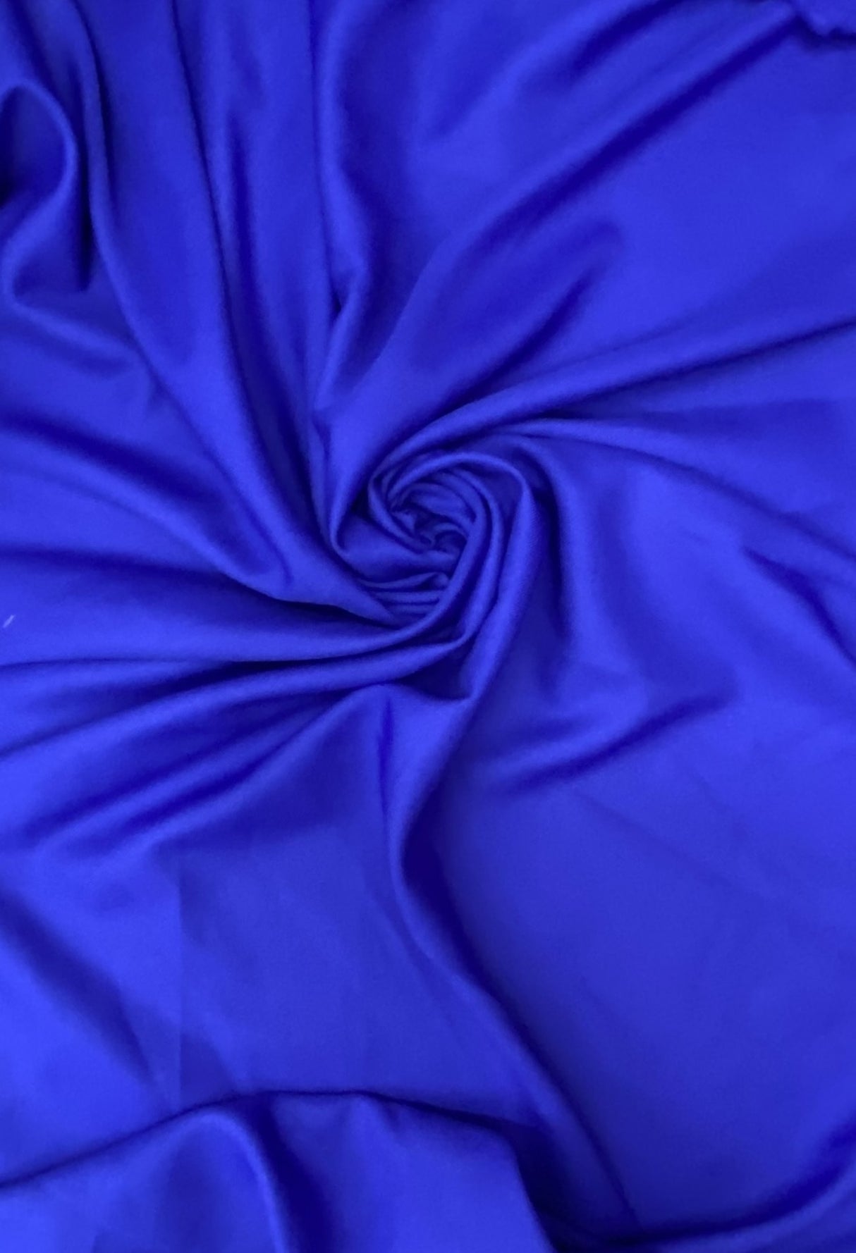 Gabardine Royal Blue Polyester Fabric - Royal Blue, 59/60" Width