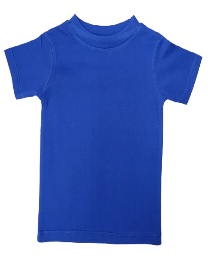 Lucky Friends 801 Toddler Cotton Fabric - Royal, Toddler T-Shirt (6 Months - 5T)