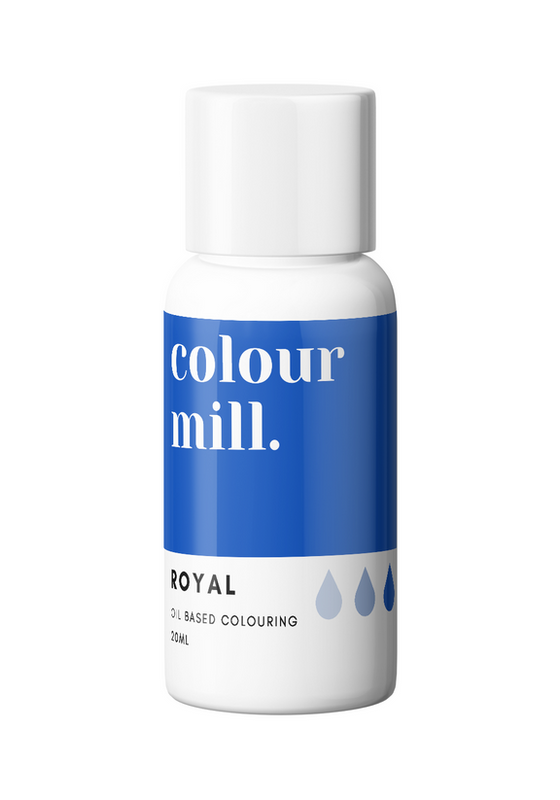 Royal Blue Oil Based Food Coloring for Chocolate Buttercream 20ml