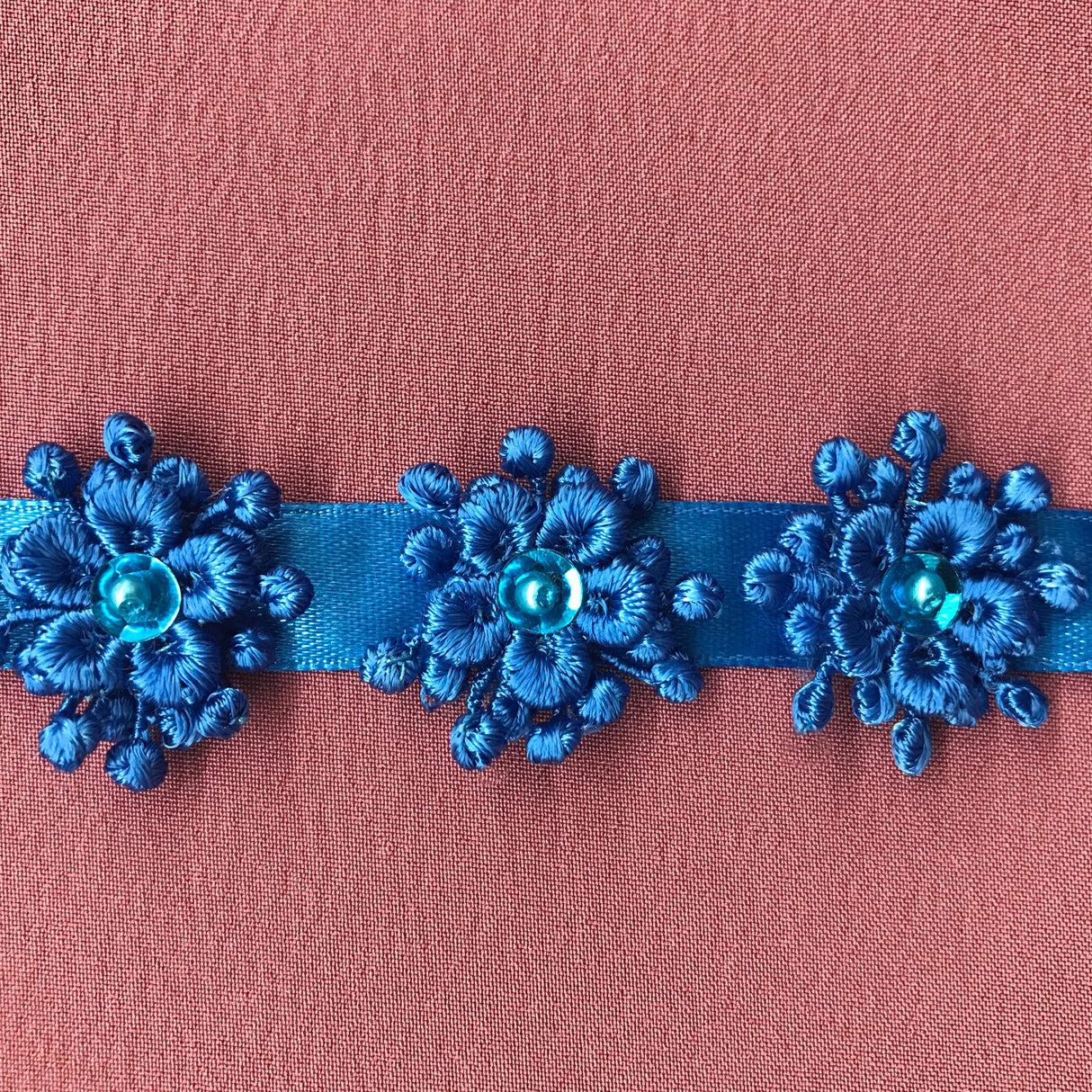 Beaded 3D Guipure Floral Lace Trimming