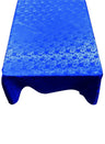 Square Tablecloth Roses Jacquard Satin Fabric - Floral Rose Pattern, 54" X 54" (1 Piece)