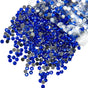 Small Bag Hot Fix Rhinestones - Royal Blue Loose Rhinestones, SS6/2MM, SS10/3MM, SS16/4MM, SS20/5MM, SS30/6MM (1 Bag)