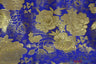 Oriental Metallic Flower Brocade Metallic Brocade Fabric - Metallic Flower, 58" Width (1 Yard)