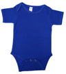 Lucky Friends 701 100% Cotton Baby Onesie Fabric - Royal, Short Sleeve, Snap Buttons (5 Sizes)