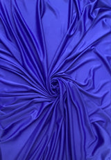 Stretch Lining Polyester Fabric - Royal Blue, Matte Soft, 60" Width (1 Yard)