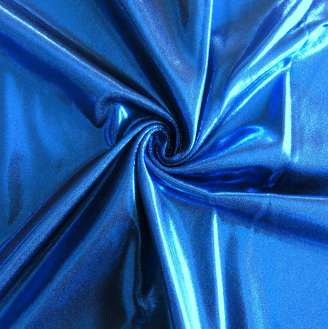Royal Metallic Nylon Spandex Swimsuit Fabric
